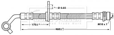 BORG & BECK stabdžių žarnelė BBH7023